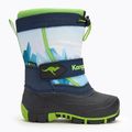 KangaROOS Kanga-Bean IV dk navy/ lime Kinderschneestiefel 2