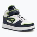 Kinderschuhe KangaROOS K-CP Dunkin Mid EV dark navy/lime
