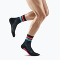 CEP Miami Vibes 80's Herren Kompression Laufsocken schwarz/blau/rosa 2