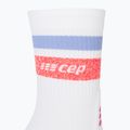 CEP Miami Vibes 80er Jahre weiß/rosa Himmel Männer Kompression laufen Socken 5