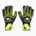 Torwarthandschuh uhlsport Prediction Supersoft HN navy/weiß/fluo gelb