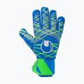 Uhlsport Aquagrip HN Torwarthandschuhe pazifisch blau/fluo grün/w