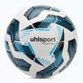 Uhlsport Fairtrade Top Training Addglue Fußball weiß/schwarz/fluo blau Größe 4