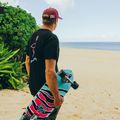 Surfskate Skateboard Carver C7 Raw 31" JOB Blue Tiger 222 Complete blau-rosa C1131114 11