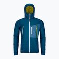 Herren Ortovox Swisswool Piz Boè Skijacke blau 6106200037