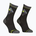 Herren-Trekkingsocken ORTOVOX Alpine Light Comp Mid schwarz raven