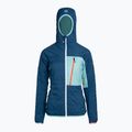 Damen ORTOVOX Swisswool Piz Duan Hybridjacke blau 6122700037