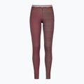 Thermoaktive Hose Damen ORTOVOX 185 Rock'N'Wool Long mounatin Rosa