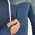 Herren ORTOVOX Fleece Light Grid Kapuzensweatshirt Tiefsee 4