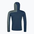 Herren ORTOVOX Fleece Light Grid Kapuzensweatshirt Tiefsee 8