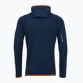 Sweatshrit Hoodie Herren ORTOVOX Fleece Grid Hoody deep ocean 2