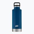 Esbit Sculptor Edelstahl-Thermoflasche "Standard Mouth" 750 ml Vlies blau