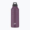 Esbit Majoris Edelstahl-Trinkflasche 1000 ml aubergine Touristenflasche