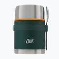 Lebensmittel-Thermobehälter mit Besteck Esbit Stainless Steel Food Jug 750 ml forest green