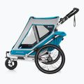 Qeridoo Speedkid2 zweisitziger Fahrradanhänger blau Q-SK2-21-P 8