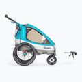 Qeridoo Sportrex1 Einzelperson Fahrradanhänger blau Q-SR1-21-P 3