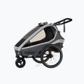 Fahrradanhänger Qeridoo Kidgoo 1 grau Q-KDG1-22-SG