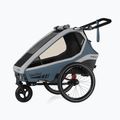 Qeridoo Kidgoo 1 Fahrradanhänger grau-blau Q-KDG1-22-NB