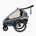 Qeridoo Kidgoo 1 Fahrradanhänger grau-blau Q-KDG1-22-NB 2