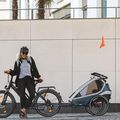 Qeridoo Kidgoo 1 Fahrradanhänger grau-blau Q-KDG1-22-NB 5