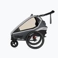 Fahrradanhänger 2 Sitzer Qeridoo Kidgoo 2 grau Q-KDG2-22-SG 3
