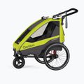 Fahrradanhänger 2 Sitzer Qeridoo Sportrex 2 LE gelb Q-SPR2-22-LG