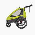 Fahrradanhänger 2 Sitzer Qeridoo Sportrex 2 LE gelb Q-SPR2-22-LG 2