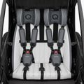 Fahrradanhänger 2 Sitzer Qeridoo Sportrex 2 LE gelb Q-SPR2-22-LG 4
