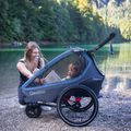 Qeridoo Kidgoo 2 Fahrradanhänger dunkel navy/blau 13