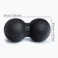Massageball BLACKROLL Duoball A000499 black 2