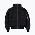 Herren Alpha Industries MA-1 Bomberjacke mit Kapuze schwarz 6