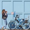 URBAN IKI Fahrradsitz vorne blau U-212702 8