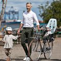URBAN IKI Gepäckträger Fahrradsitz blau U-213907 10