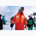 Herren Descente Swiss mandarin orange Skijacke 12