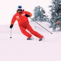 Herren Descente Swiss mandarin orange Skijacke 17