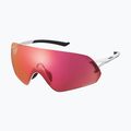 Shimano Aerolite P weiß/ridescape Rennrad-Sonnenbrille