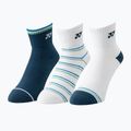 Socken YONEX 19236 Quarter 3 Paar navy/white/green