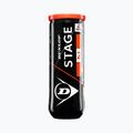 Kinder-Tennisbälle Dunlop Stage 2 3 stück orange-gelb 61339 2