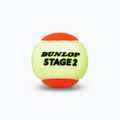 Kinder-Tennisbälle Dunlop Stage 2 3 stück orange-gelb 61339 3