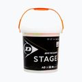Kinder-Tennisbälle Dunlop Stage 2 6 stück orange-gelb 61343