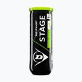 Tennisbälle Dunlop Stage 1 3 pack green 2