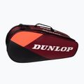 Tennistasche Dunlop CX-Club 6 RKT rot/schwarz/rot 2