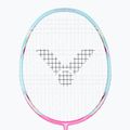 Badminton-Schläger VICTOR DriveX 6SP QM fluorescent rose-red/light blue 2