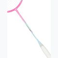 Badminton-Schläger VICTOR DriveX 6SP QM fluorescent rose-red/light blue 3