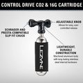 Fahrradpumpe Lezyne Control Drive CO2 + 1 x cartridge 16 g gloss black 3