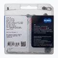 KMC X9 Fahrradkette 122 Glieder 9rz silber-grau BX09NG122 2