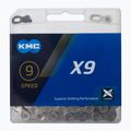 KMC X9 114 link 9rz Fahrradkette silber BX09NP114