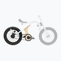 Pedalverlängerung für Leg&Go Add-on Kinder-Geländefahrrad braun PDL-02 2