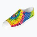 Native Jefferson Print Kinder Turnschuhe Schale weiß/Schale weiß/Neon Multi Tie Dye 11