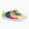 Native Jefferson Print Kinder Turnschuhe Schale weiß/Schale weiß/Neon Multi Tie Dye 4